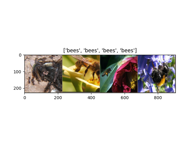 ['bees', 'bees', 'bees', 'bees']