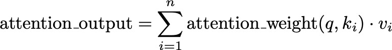 Attention Output Formula - Image by Author