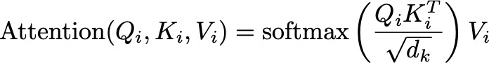 Attention Formula - Image by Author