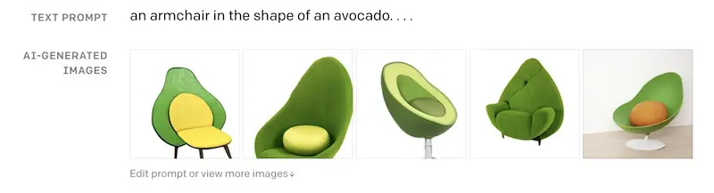Remember the avocado chair from DALL·E? Remember the avocado chair from DALL·E?